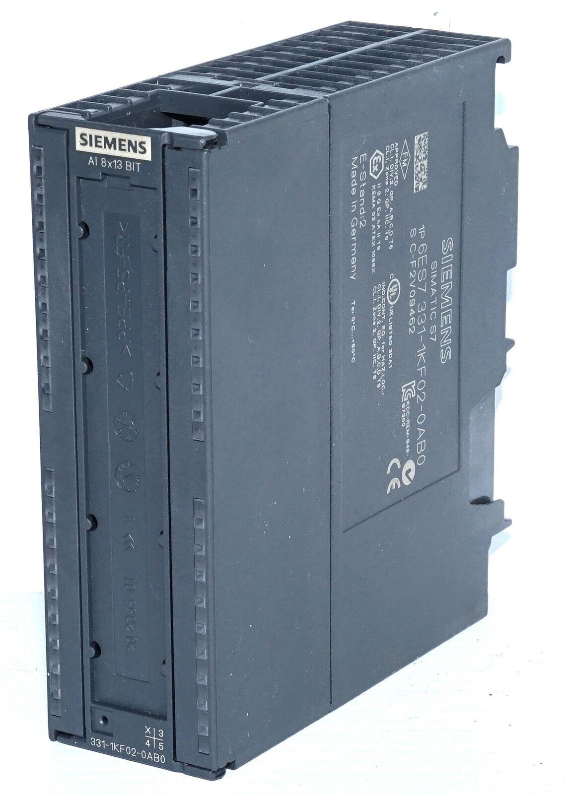 6ES7331-1KF02-0AB0, Siemens, Entrada analógica SM 331, 8 AI aisladas, resolución 13 bits U/I/resistencia/Pt100, NI100, NI1000