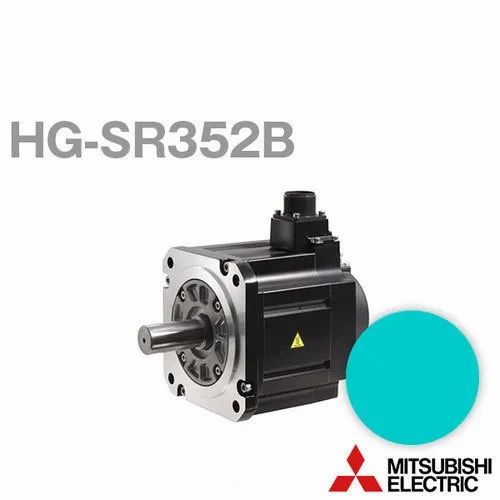 HG-SR352B, MITSUBISHI ELECTRIC,  Servomotor HG Series, Potencia 3.5 kW; Torque 16.7 Nm, Max. Torque 50 Nm, Freno