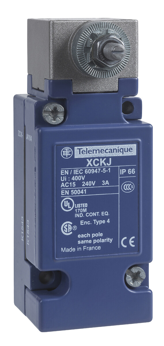 ZCEF0, Cabezal de interruptor de límite de carrera, interruptores de límite estándar XC, ZCE, émbolo de extremo metálico M12