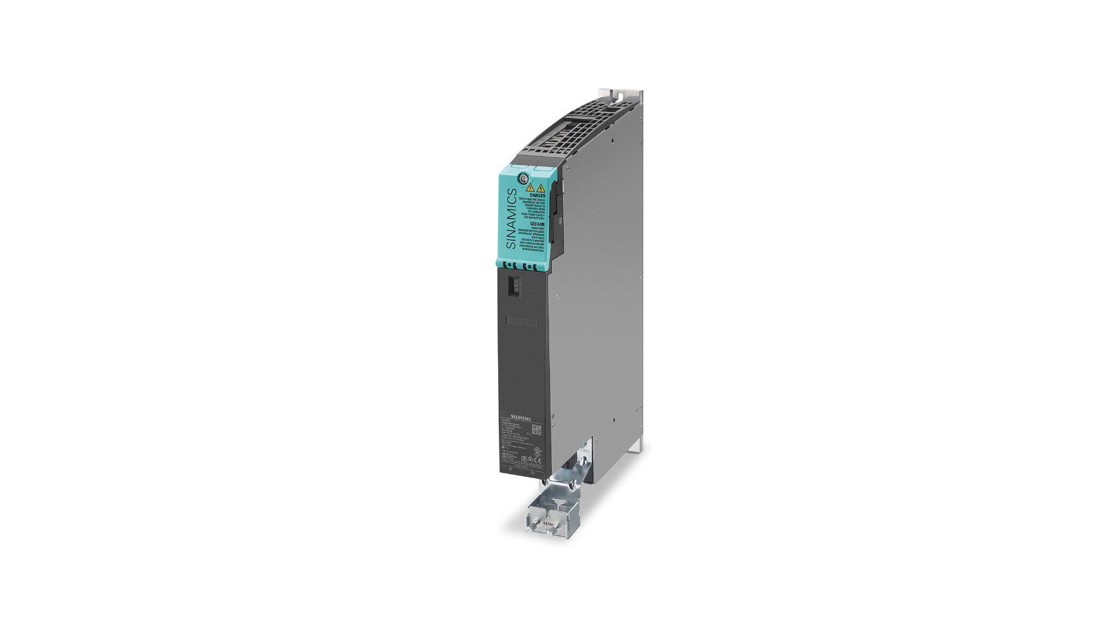 6SL3120-2TE13-0AD0, SINAMICS S120 MODULO MOTOR DOBLE entrada: 600V DC salida: 400V 3AC, 3A/3A FORMA CONS