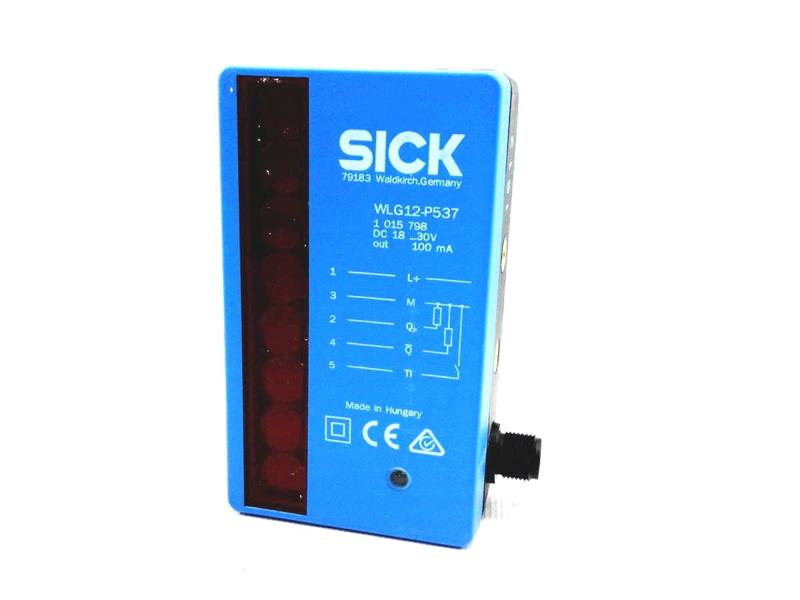 WLG12-P537, SICK, Sensor, regilla, fotoeléctrica retrorreflectante con una altura de detección de 87,5 mm, 2 salidas PNP