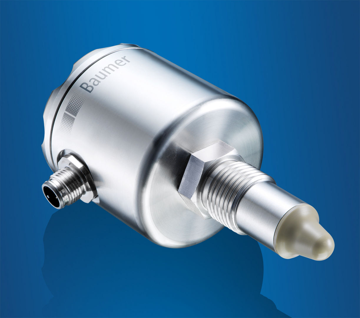 LBFS-01512.0, BAUMER, CleverLevel, sensor, capacitivo puntual de nivel, NPN, NC,