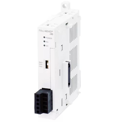 FX3U-485ADP-MB, Mitsubishi Electric, Módulo de interfaz con protocolo Modbus, multipunto 1:N, red hasta 500 m