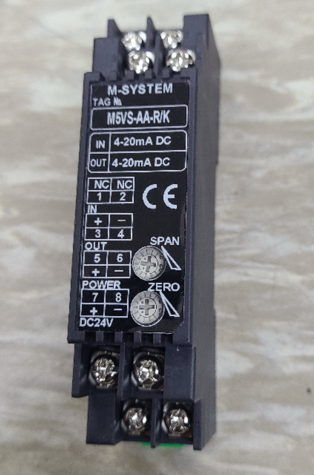 M5VS-0A-R/K, M-SYSTEMS  Super-mini Terminal Block Signal Conditioners M5