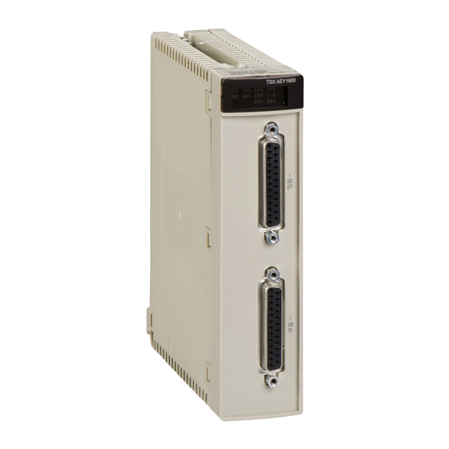 TSXAEY1600, Schnerider Electric, Analog input module, Modicon Premium, Analog input module, 16 high level inputs, 12 bits conversion