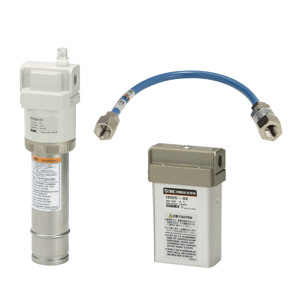 IDG5M4-F02C, SMC, Membrane Air Dryer, Unit Type IDG Series