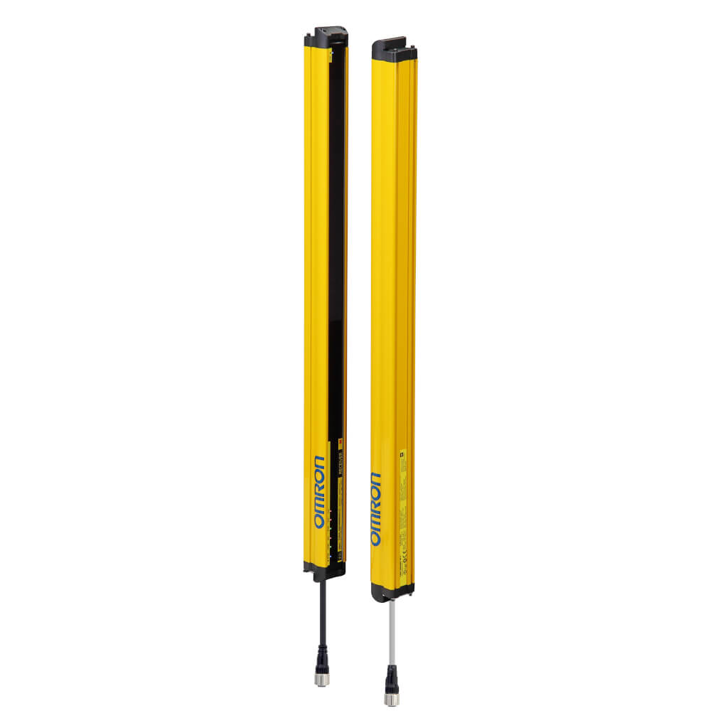 F3SG-4RE1070P30, Omron, Cortina de luz de seguridad, económica, resolución de 30 mm, altura de 1070 mm, PNP, serie F3SG-RE.