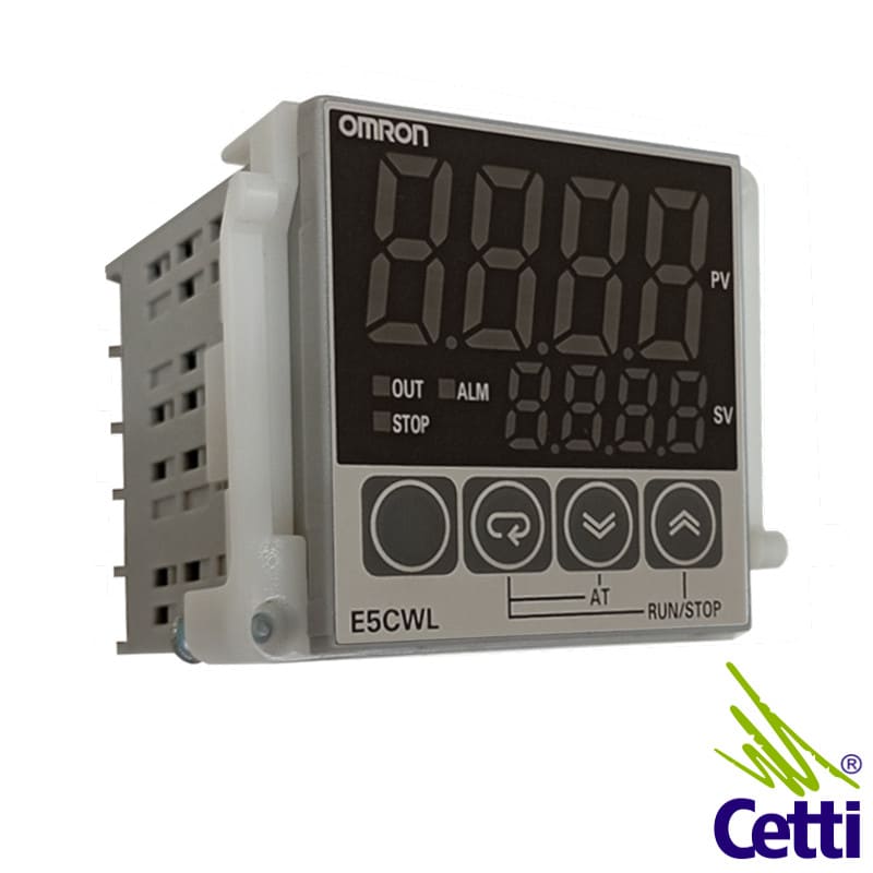 E5CWL-R1P, Omron,  Controlador de temperatura (RTD) ; 48x48mm, Rango de entrada. -200°C ~ 850°C ; Tipo de salida. Relé (2).