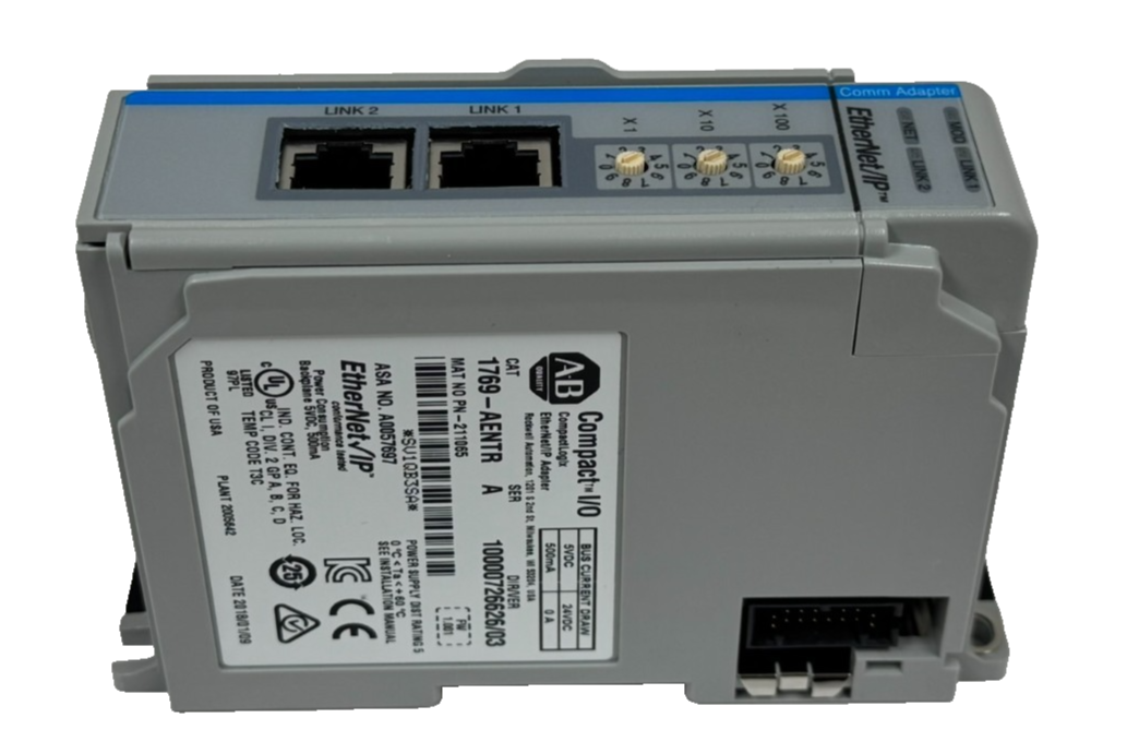 1769-AENTRK, Allen Bradley, Reparaciones, Compactlogix Ethernet/IP, 16 puntos, I/O distrubuido