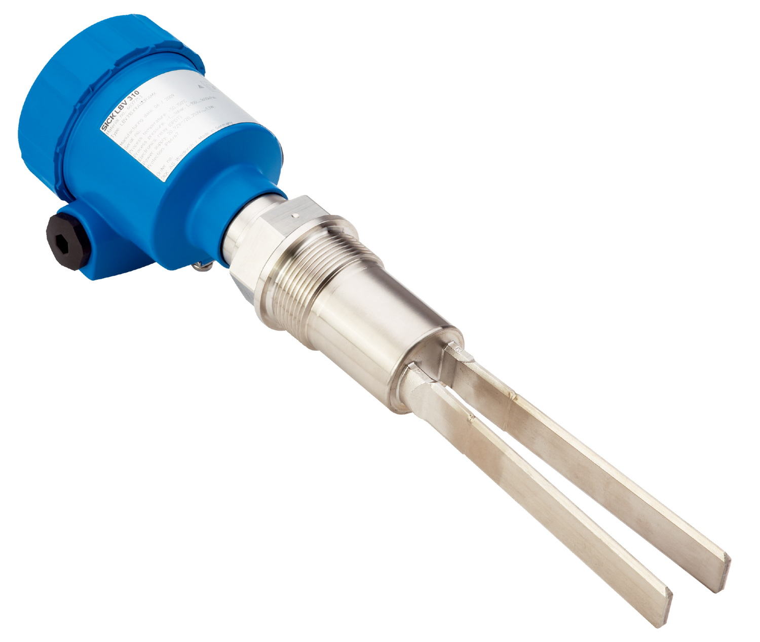 LBV331-XXAGDRKMX0600, SICK, Vibrationsgrenzschalter, Prozessanschluss: G 1½ A PN 16, Ausgangssignal: Doppelrelais (DPDT),
