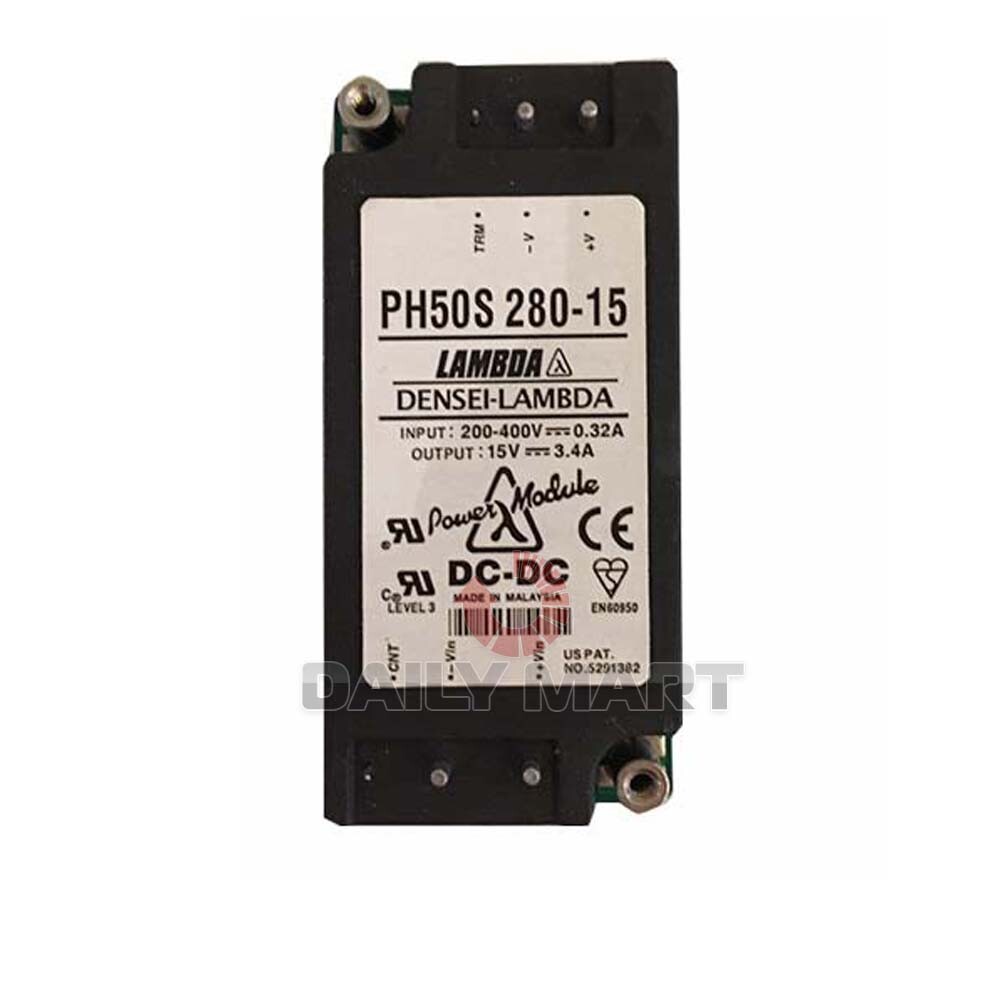 PH50S280-15, TDK-Lambda, PH Series, Fuente de alimentación, Ofrece un rango de voltaje de entrada de 9 V a 53 V y una potencia nominal máxima de 300 W.