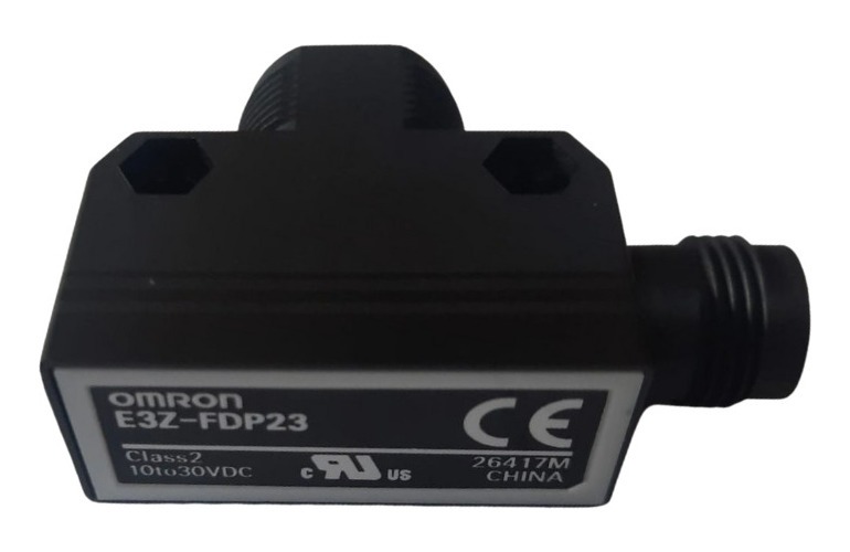 E3Z-FDP23, Omron, Sensor fotoeléctrico compacto con amplificador incorporado, 100mm to 500m, PNP, Light-ON/Dark-ON, M12 connector