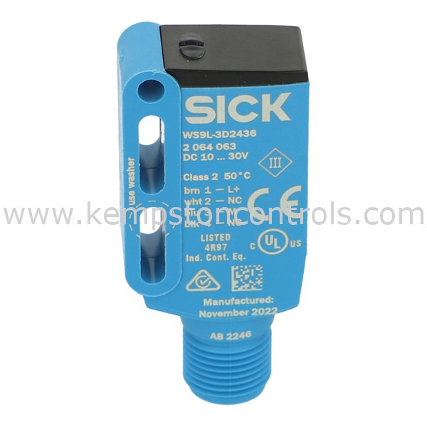 WS9L-3D2436, SICK, Sensor, Encoder de rueda de medida, 14mm, 200 diámetro,  0,08 mm Resolución