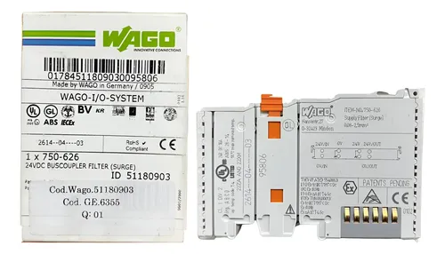 750-626, Wago, Power Supply, Filtro Modulo,