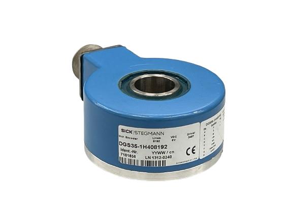 DGS35-1H408192, SICK, Codificador, Encoder, incremental, DGS35; 300 kHz, 600 kHz; Interfaz eléctrica: 5 V, TTL, Conector macho, MS, 10 pines, radial.