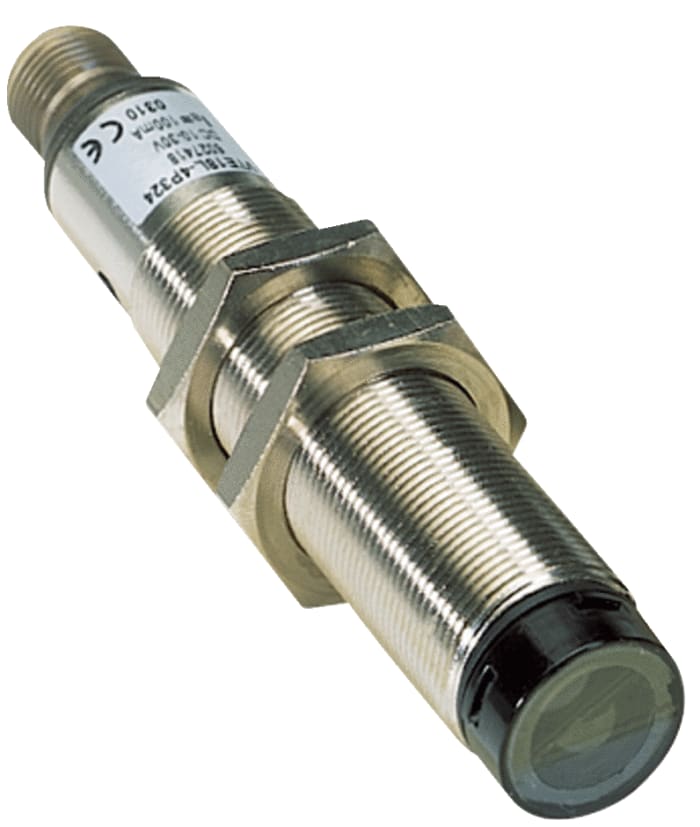 VL18-4P3240, Sick, Fotocélula de cuerpo cilíndrico Sick, Sistema Reflex, alcance 50 mm → 3,7 m, salida PNP, Conector de M12