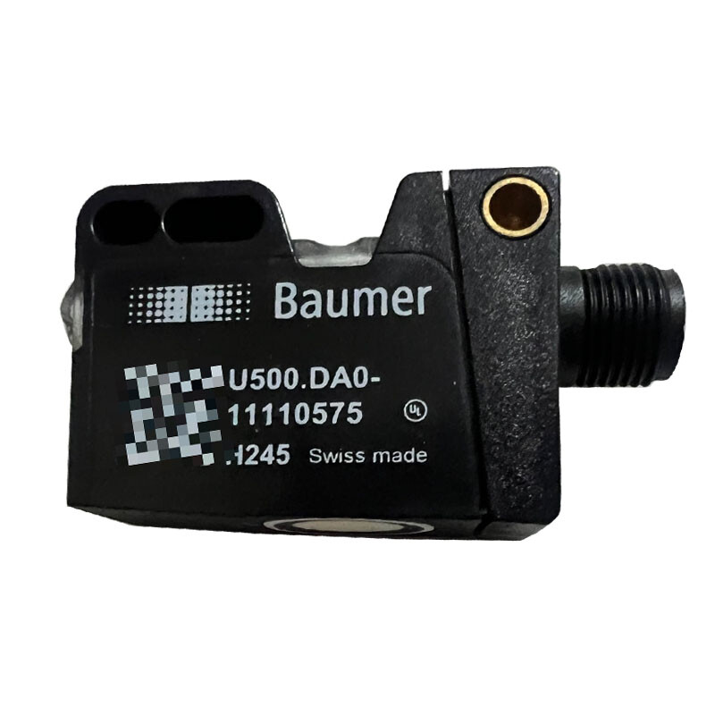 U500.DA0-11110575, BAUMER, Sensor de Proximidad Ultrasónico, 100cm, 12V a 30VDC, 4-Pin.