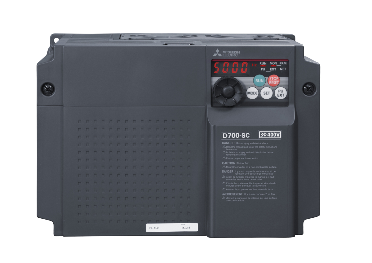 FR-D740-160-EC, MITSUBISHI, Inverter, Rated Power: 7,5kW; 3x380-480V; Rated Current: 16A@50°C; IP20