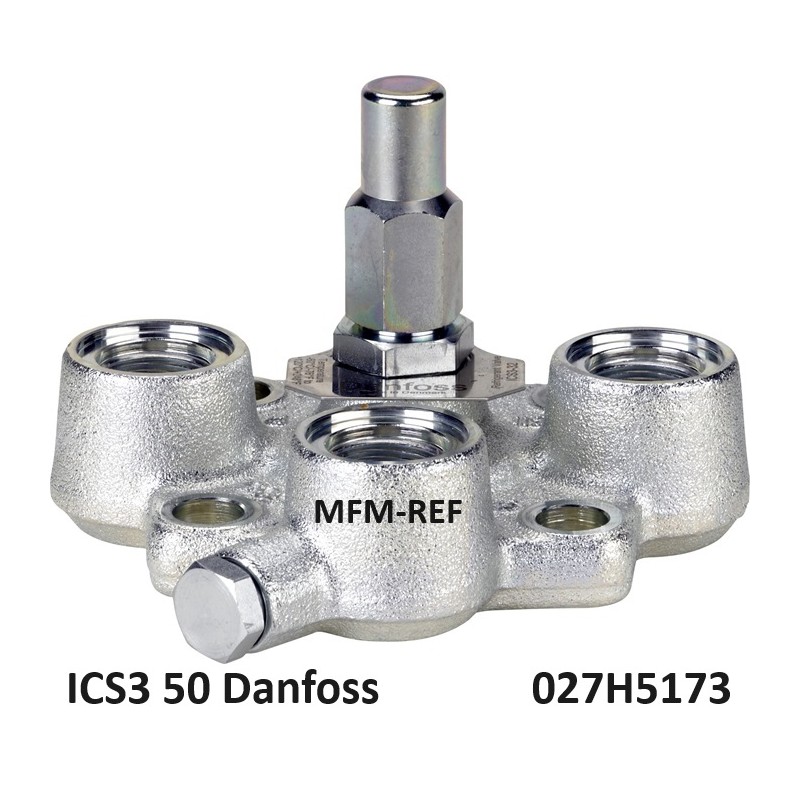 ICS3-50, DANFOSS, 2" WN Válvula Reguladora de Presión, (3 Pilotos),  ASME B 36.10M SCHEDULE 4, Acero. Marca ICV Flexline. Categoría II.