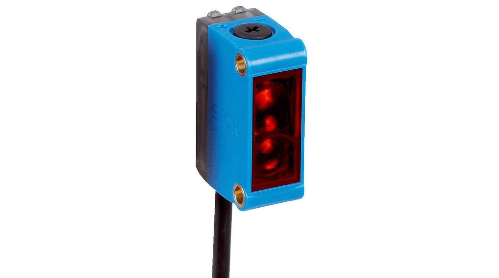 GTB6-P1211, SICK, Sensor, fotocelula, Background Suppression, alcance 5 mm → 250 mm, salida PNP, Cable, 3 conductores, IP67