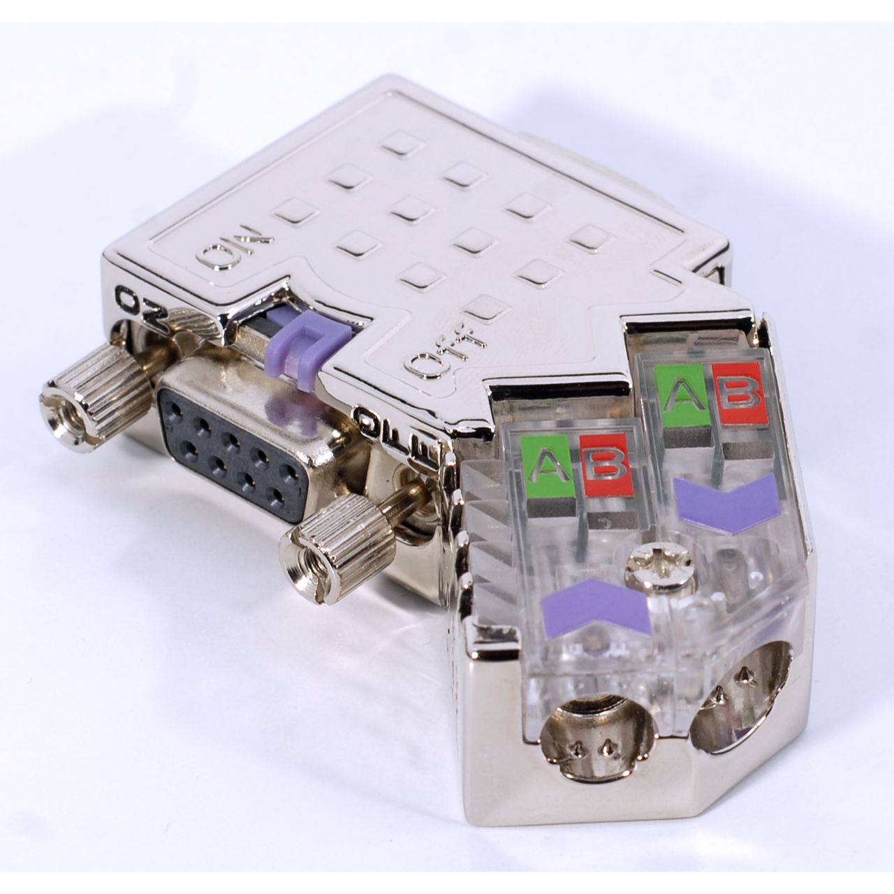 972-ODP20, VIPA, Conector, D-Sub, ModbusRTU/ASCII con LED; 45 grados
