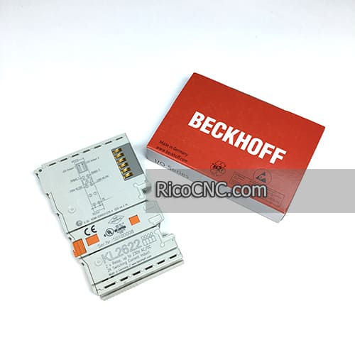 KL2622, Beckhoff, Bus Terminal, 2-channel relay output, 230 V AC, 30 V DC, 5 A