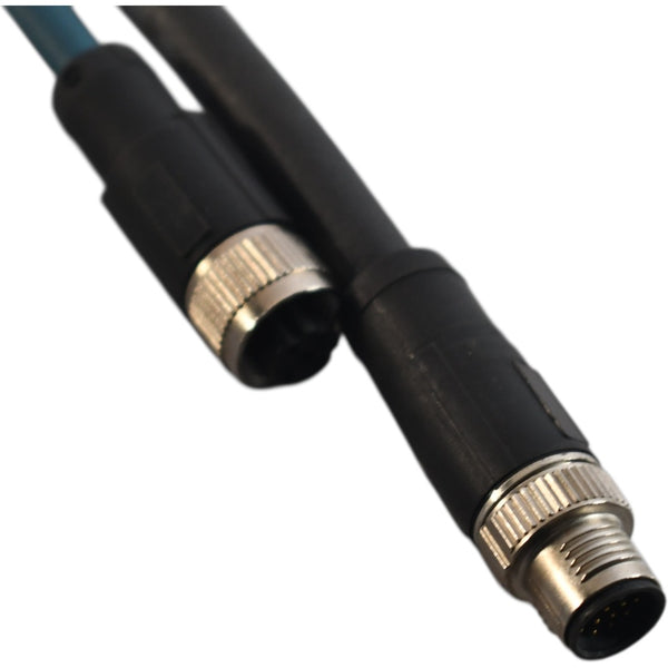 NANSX-AAACAEZZ1, SICK, Conector macho M12, 17 pines, codificación A, Ethernet: Conector hembra M12, 4 pines, codificación D