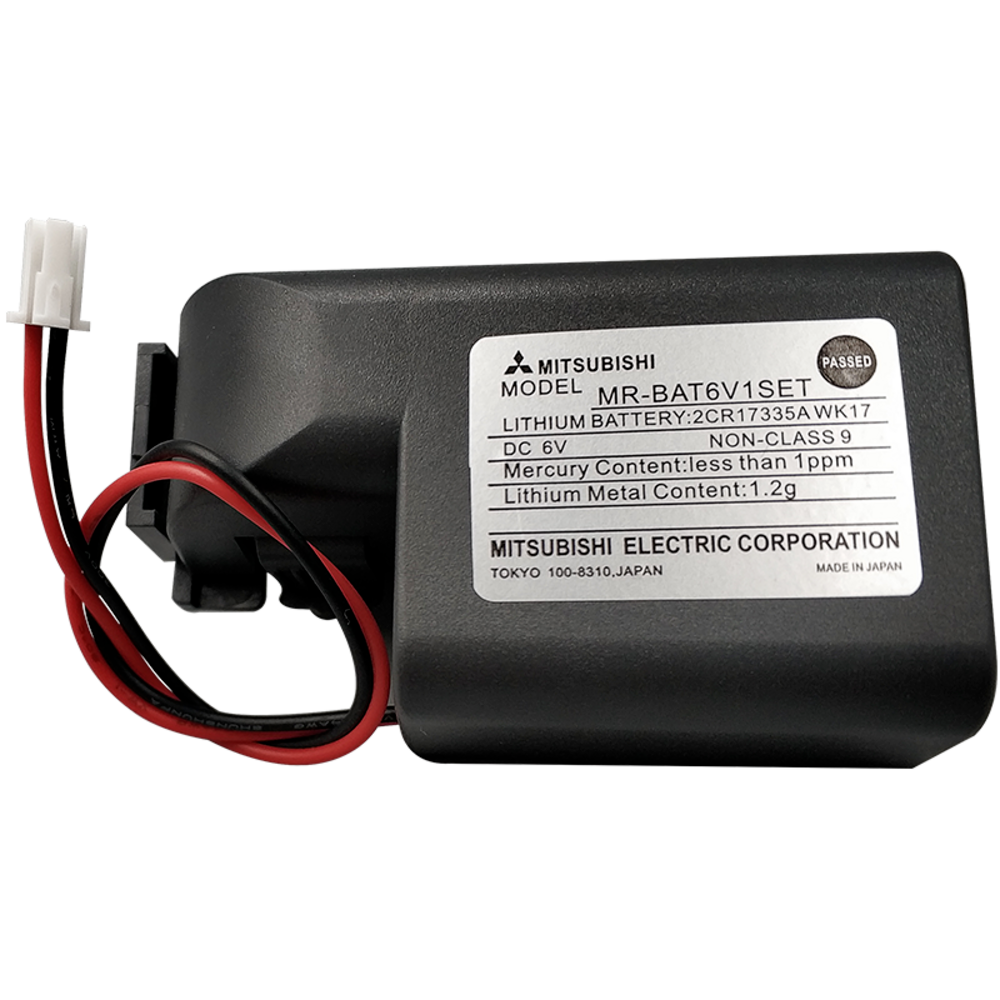 MR-BAT6V1SET, Mitsubishi Electric, bateria 6vdc, repuesto para, Servo Drives Amplificadores, MR-J4 series