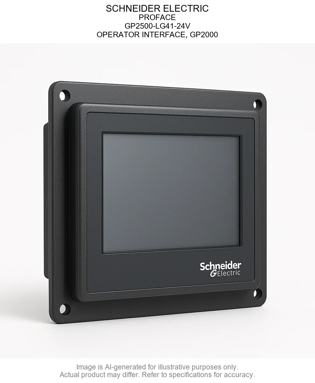 GP2500-LG41-24V, PROFACE, HMi, SERIE GP2000, 10inch, LCD MONOCROMÁTICA, 640 480, 2,08 AMP, 24 VCC, 4 MB, ETHERNET Com.