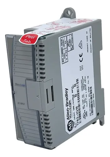 1762-IQ16, Allen Bradley, 16 Point 24 VDC Sink/Source Input Module , Digital outputs configurable,