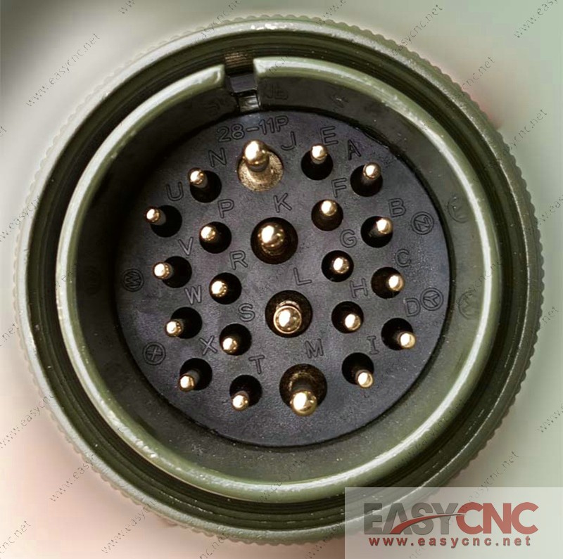 MS3108A 24-10S, AMPHENOL INDUSTRIAL, Mitsubishi, Fanuc, Servo Motor Encoder Connector