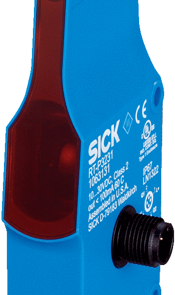 WL8G-P2231, SICK, Fotecelula, sensor, rectangular (emisión de luz), tipo de luz de luz roja visible; Rango de detección de 0-1,7 m, fuente de luz LED, tamaño del punto de luz de Ø 70 mm (2 m)