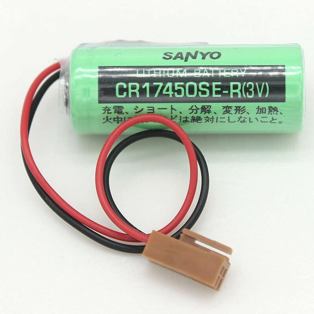 CR17450SE-R, Fanuc, Bateria, 3V, 2200mAh, A98L-0031-0012,  PLC con enchufe 2P