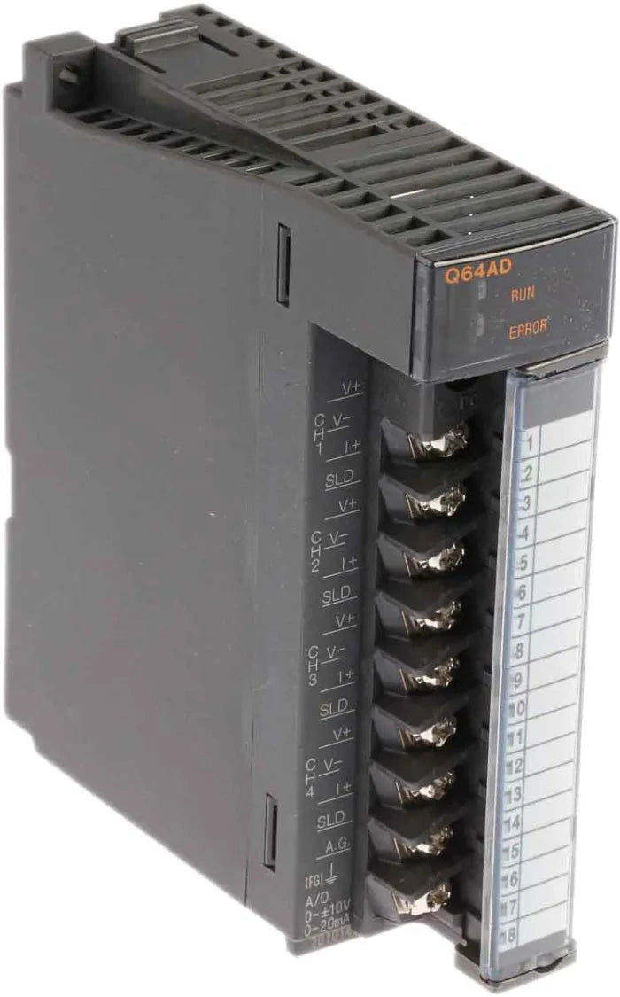 Q64TCTTN, Mitsubishi Electric, Módulo termorregulador, PID de 4 canales con entrada para termopares tipo R, K, J, T.