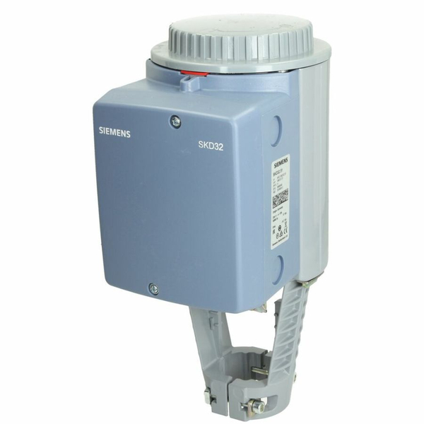 SKD32.51, Siemens, Actuador, Actuador electrohidráulico para válvulas, Siemens, SKD 32.51. 230V, control de 3 puntos, tiempo de ejecución 120s. Funciones a prueba de fallas.