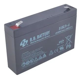 HR9-6, B.B. Battery, Ácido de plomo sellado (SLA, VRLA) Baterías recargables (secundaria) 8Ah.