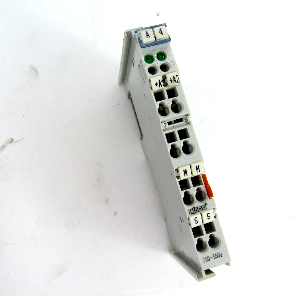 750-550, WAGO, 2-channel analog output, 0 ... 10 VDC, light gray