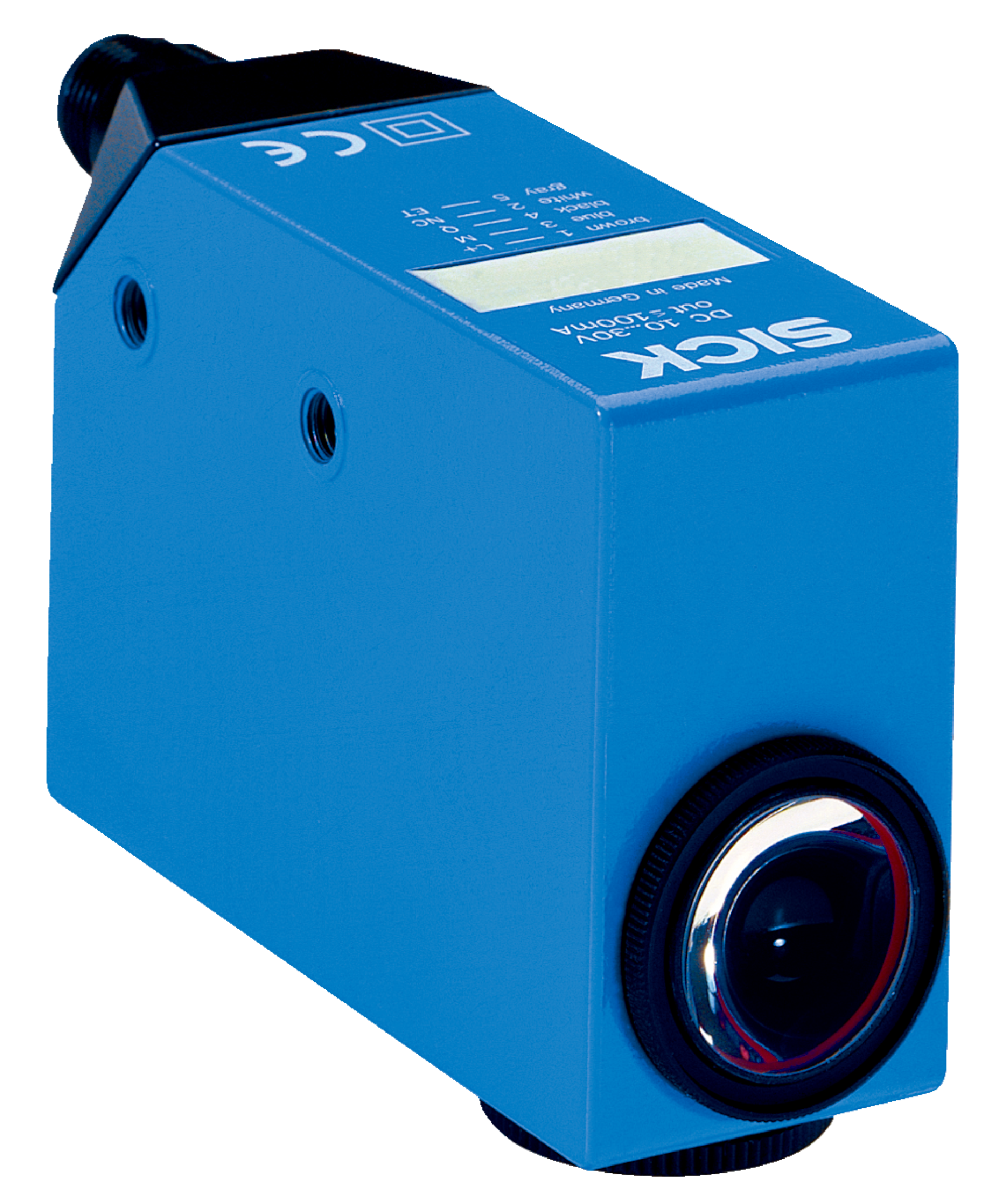 CS81-P1112, Sick, Sensor de color serie CS8, alcance 12,5 mm, LED RGB, 10 → 30 V., salida PNP, interfaz PNP normalmente.