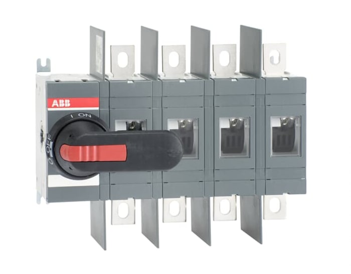 1SCA022352R7170, ABB, Interruptor seccionador de 4 polos ABB: corriente máxima de 16 A, potencia nominal de 7,5 kW, IP20. RS