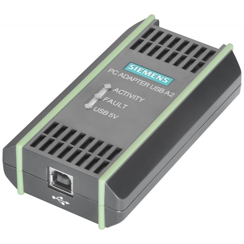 6GK1571-0BA00-0AA0, Siemens, USB A2 adaptador USB (USB V2.0) para la conexión de 1 PG/PC o notebook a SIMATIC S7 vía PROFIBUS o MPI