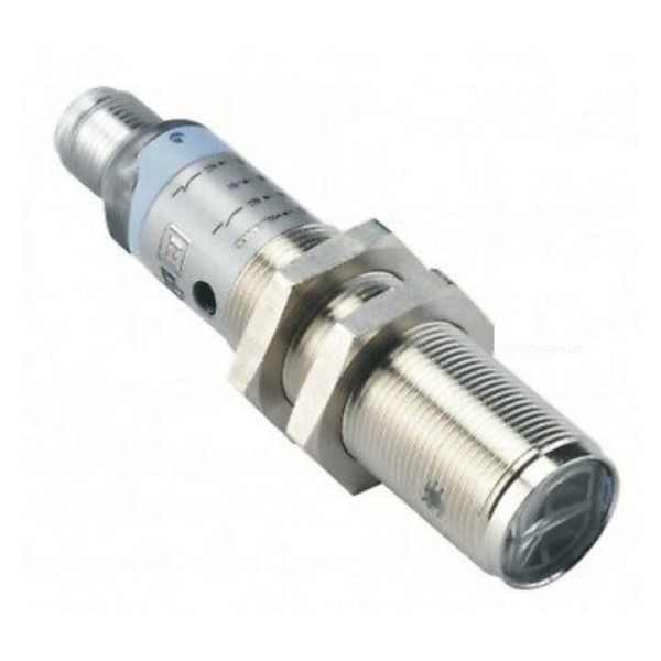 S51-MA-5-C01-PK, Datalogic, Sensor de Proximidad,  Entrada L/D NPN, axial de metal, M12  Sensor fotoeléctrico, haz difuso, PNP - Selección de oscuridad/luz, M12