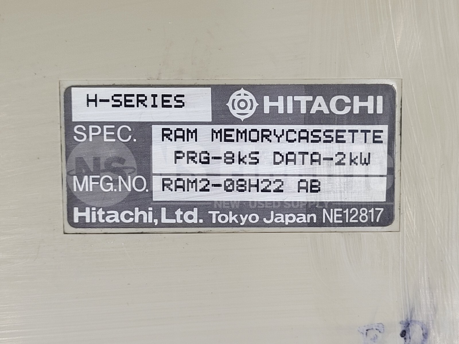 RAM2-08H HITACHI RAM CASSETTE MEMORY 7.6K STEPS F