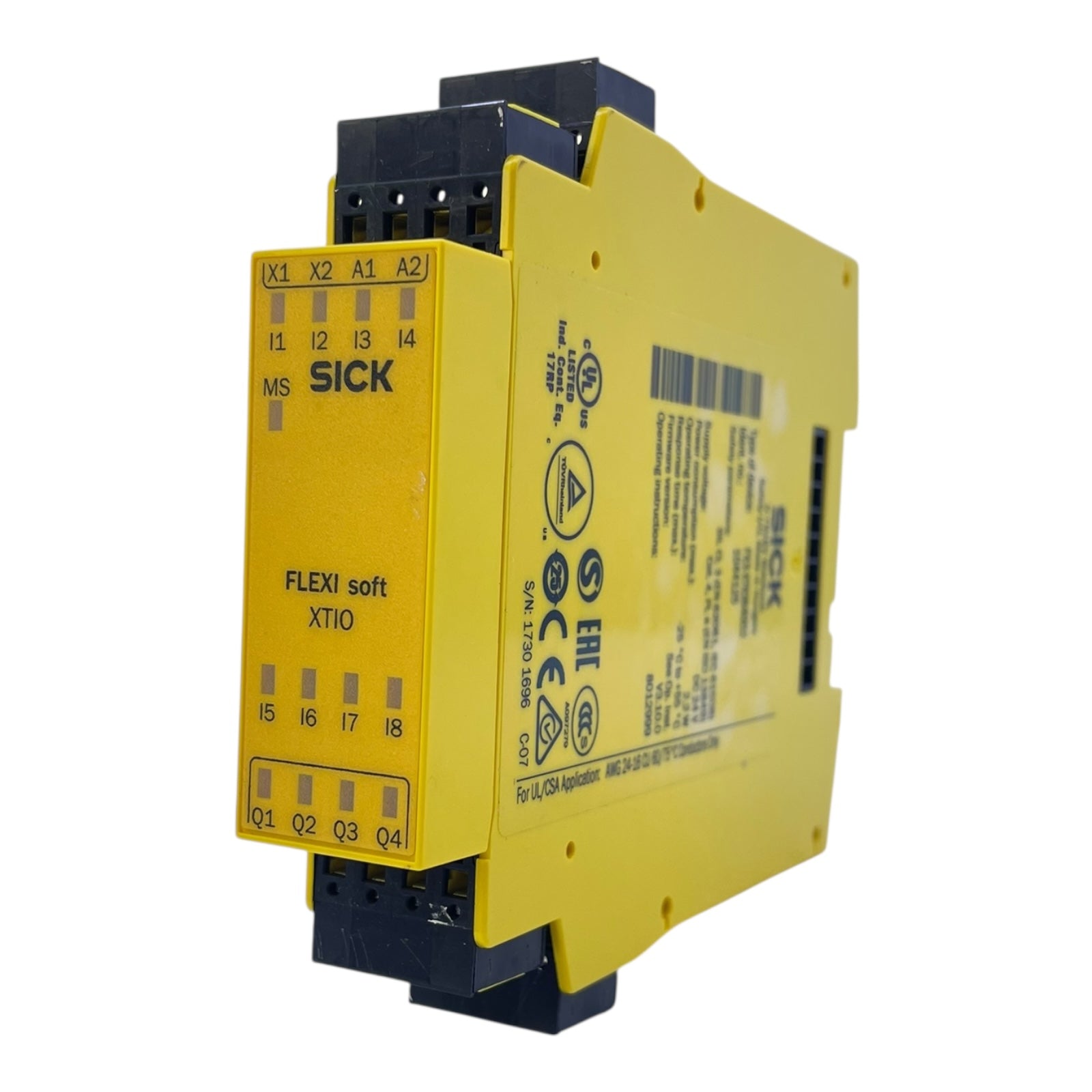 FX3-XTIO84002, SICK, Módulo de entrada/salida Sick Flexi Soft, 8 E/4 S, 24 V dc