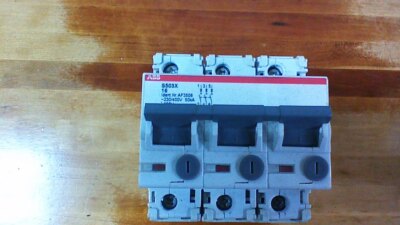 S503-X16, ABB, 16 Amp 3 Pole 230/400 VAC Circuit Breaker