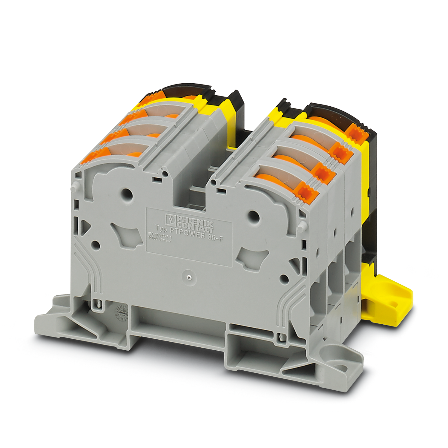 PTPOWER 35-3L/FE-F, Phoenix Contact, Bloque Terminla de alta Corriente, 1000V, 125Amp.
