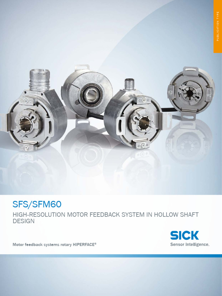 SFS60-HPAT0K02, SICK, MOTOR FEEDBACK SYSTEMS: SFS/SFM60, interface: HIPERFACE®, 1024ppr impulsos/rev, 9000rpm máx, Cable, 7-12 V, IP65.