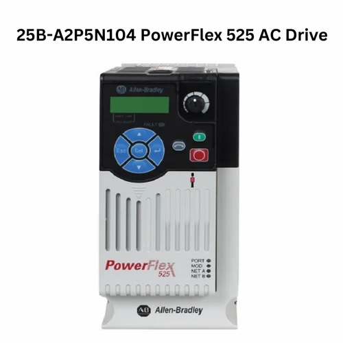 25B-A2P5N104, Allen Bradley, AC Drive, 0.4 kW (0.5 HP), 240V AC Input, 1 PH, 50-60 Hz, 2.5 A Output, IP20,