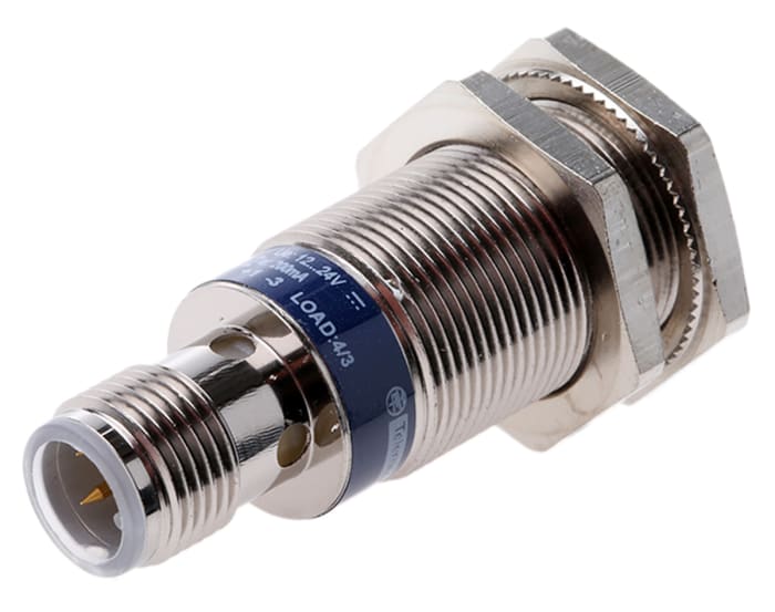 XS118B3PAM12, Telemecanique Sensor inductivo XS1 M18, L50mm, brass,. Sn8mm, 12..24VDC, M12.
