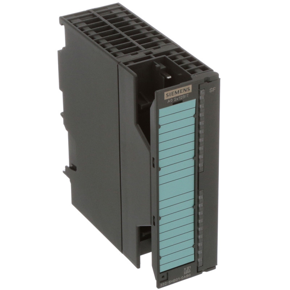 6ES7332-5HB01-0AB0, Siemens, SIMATIC S7-300, Salida analógica SM 332, aislado galvánicamente,. 2 AO