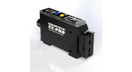 EZPRCF5, Tri-Tronics, Amplificador de fibra óptica de plástico de alto rendimiento,  led Rojo, 5-hilos M12 Conector, F5 Plastic Fibra óptica, Block. 10 to 30 VDC